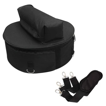 

HOT-Durable 14 Inch Snare Drum Bag Backpack Case with Shoulder Strap Outside Pockets