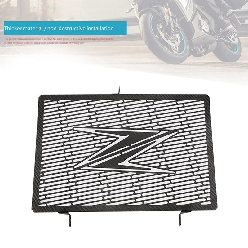 

Motorcycle Radiator Grille Guard Cover Protector For KAWASAKI Z1000 2007-2017 Pretector Water Tank Net Cover Stainless Steel