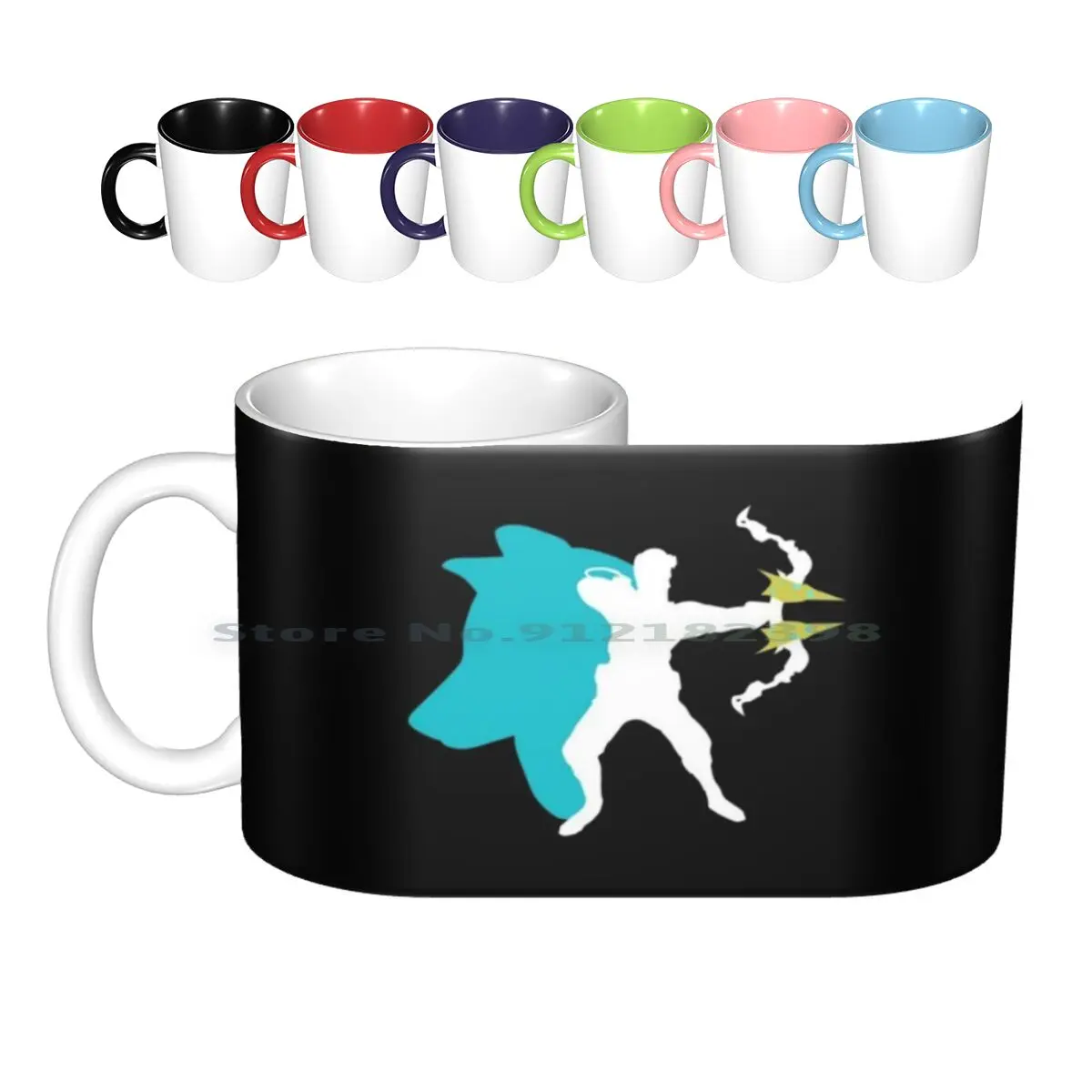 The-Wolf Tazze In Ceramica Tazze Da Caffè Tazza Da Tè Al Latte Zombies Bow Black Ops 3 Der Eisendrache Takeo Nikai Richtofen Dempsey Zombies