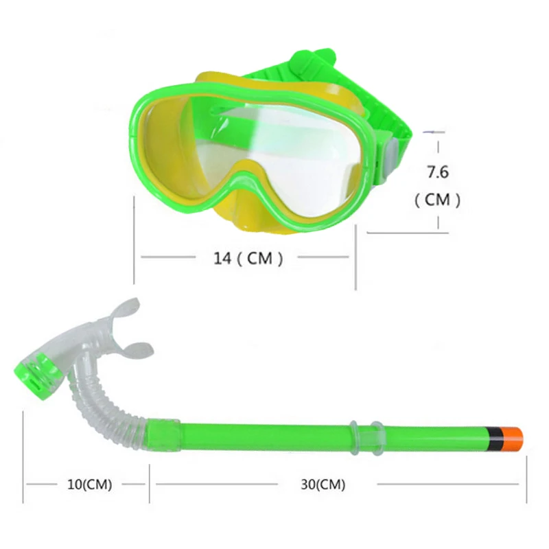 Hot Kids Swimming Goggles Summer Children Swimming Diving Glasses Outdoor Swimming Diving Snorkel Scuba Mask Diving Equipment
