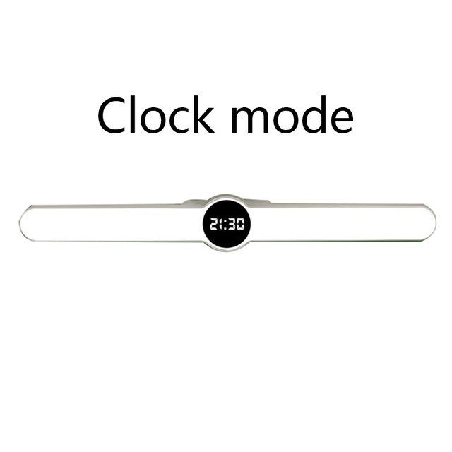 Cabinet Light Clock Table Lamp Portable Stepless Dimming Desk Lamp Timing Kitchen Reading Office Night Light