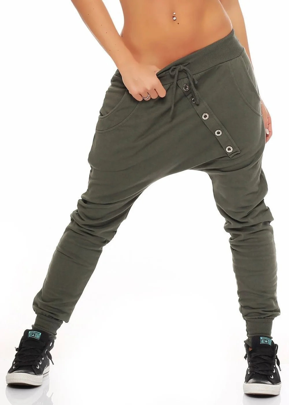 ZOGAA New Women Harem Pants Ladies Casual Full Length Loose Pants Female Solid Color Sweatpants Joggers Women Plus Size Trousers