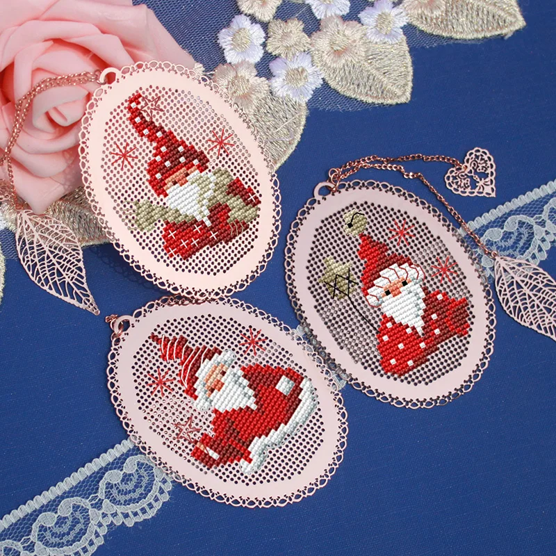 

GSanta Claus Wedding Rabbit Friends Craft Stich Cross Stitch Bookmark Needlework Embroidery Crafts Counted Cross-Stitching Kit
