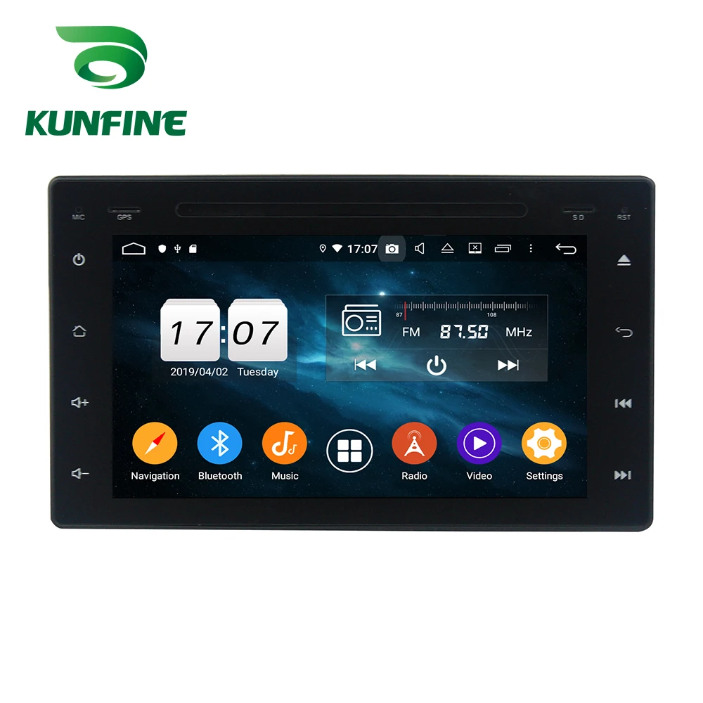 Excellent Android 9.0 Octa Core 4GB RAM 64GB Rom Car DVD GPS Multimedia Player Car Stereo for Toyota HILUX 2016 Radio Headunit 1