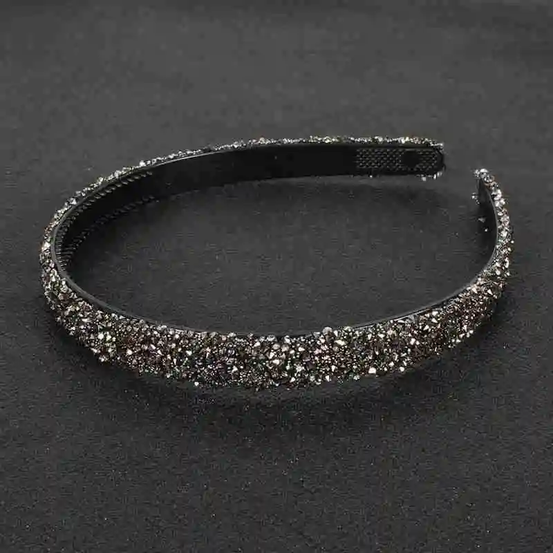 Luxury Crystal Pearl Rhinestone Headbands Fashion Women Hair Accessories Headdress Padded Hairbands Hair Bands Sparkly Hair Hoop bridal hair clip