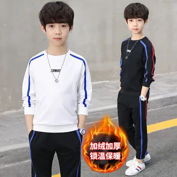 

Boys clothes sport suit casual boys clothing sets 2019 autumn letter two pieces children clothing set kids tracksuit clothes