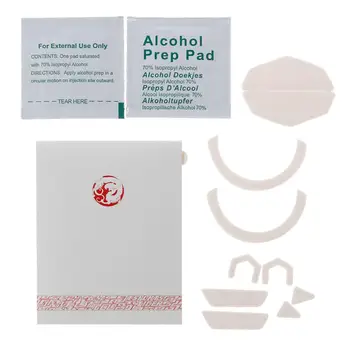 

2 Sets/pack Tiger Gaming Mouse Feet Mouse Skate For Logitech G502 HERO LIGHTSPEED Wireless Gaming Mouse White Teflon Mouse Glide