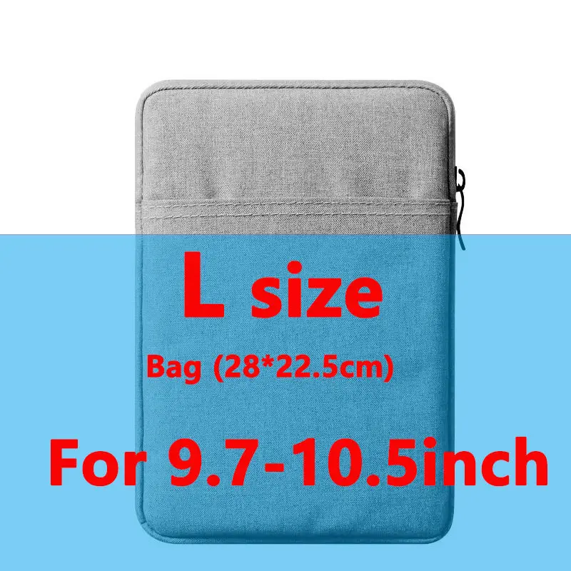 Light Gray for S6 Ударопрочный чехол для Samsung Galaxy Tab S6 10,5 легкая сумка на молнии для SM-T860 SM-T865 10,5 дюймов планшет+ стилус - Цвет: Light Gray for S6