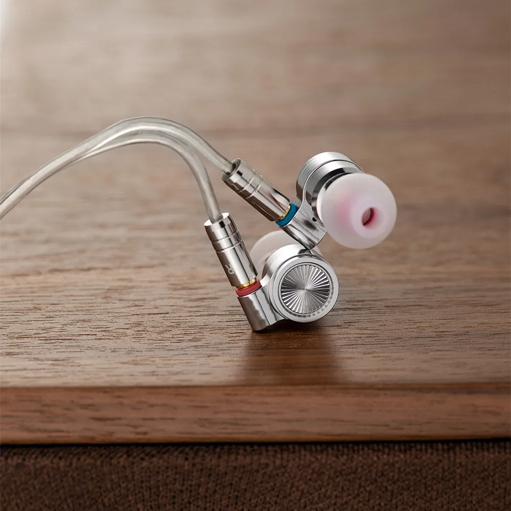 TINHIFI T4 металлические наушники HIFI 10 мм CNT Динамический драйвер Bass гарнитура MMCX Cable