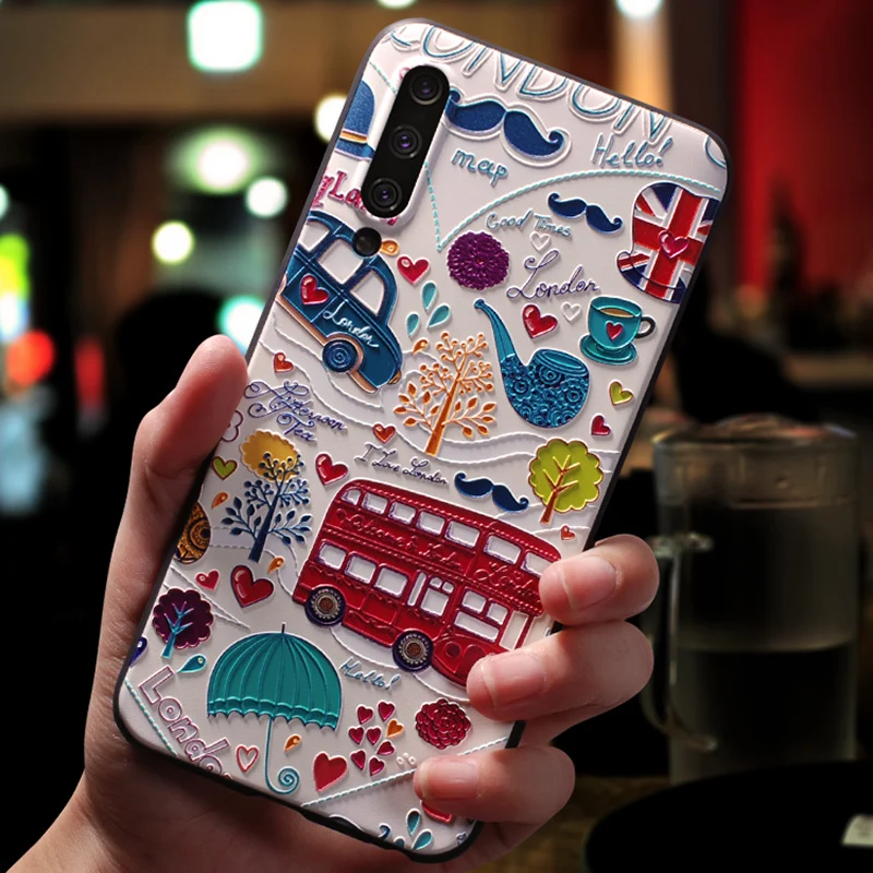 Чехол Heyytle с милым 3D тисненым рисунком из мультфильма для Xiaomi mi 9 se 8 Lite, чехол из ТПУ, мягкий силиконовый чехол для Red mi Note 7 8 Pro Capa