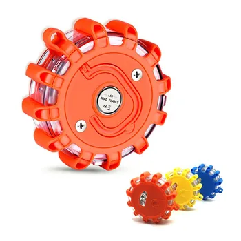 

New LED Road Flare Red LED Safety Flare Flashlight Magnet Flashing Warning Night Lights Roadside Emergency Flares Dropshipp