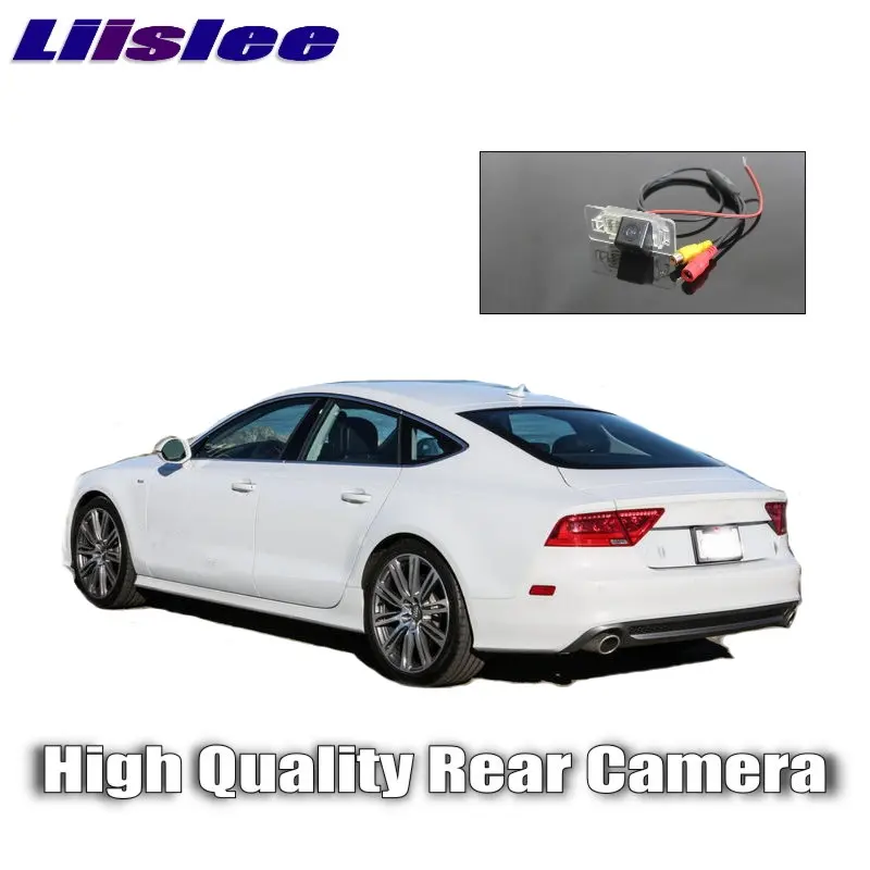 LiisLee Автомобильная камера заднего вида для Audi A7 4G8 2010~ ночного видения HD Водонепроницаемая специальная камера заднего вида