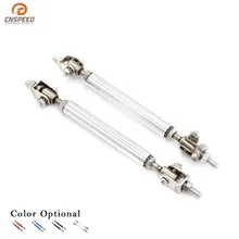 Автомобильный модифицированный крепежный кронштейн из нержавеющей стали для переднего бампера, окруженный бар, передний зажим для губ, растягивающийся телескопический кронштейн 75 мм