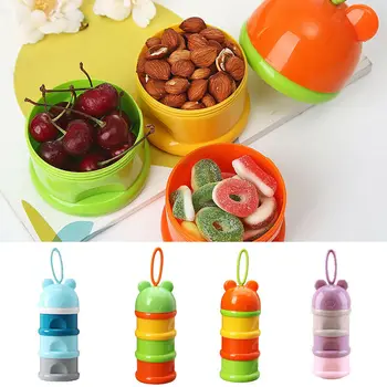

Goocheer Hot 3 Layers Baby Food Storage Organizer Baby Milk Powder Dispenser Container Storage Formula Feeding Box