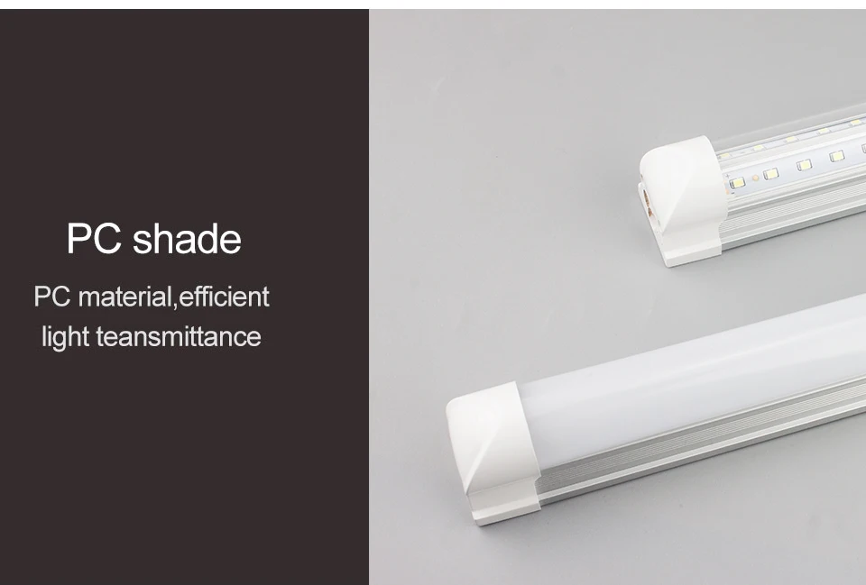 2pcs/4pcs LED Tube T8 Integrated Light 2FT 20W 60cm LED Fluorescent Tube-Shape Milky Cover /Transparent Cover Wall Lamp White