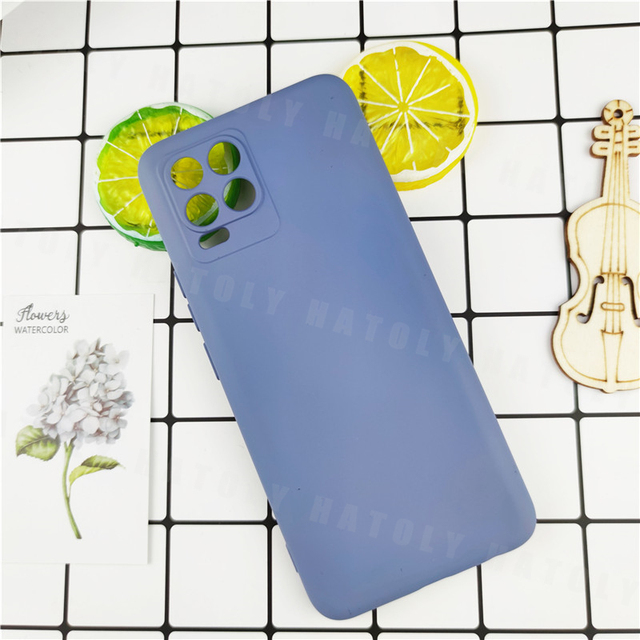 Realme 8 Pro Case For Realme 8 Pro Cover Shockproof Original Liquid Silicone Cases Protetcive Phone Bumper For Realme 8 Pro