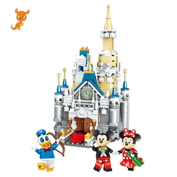 

Disney 384pcs Mickey Minnie Donald Duck Castle Building Blocks Bricks Toys