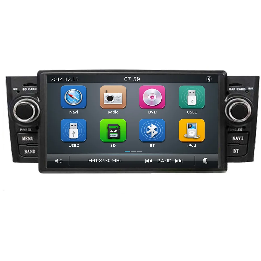 Автомобильный видеоплеер DVD для Fiat/Grande/Punto/Linea 2007 2012 3G GPS Navi Mirror Link DVR games WIFI