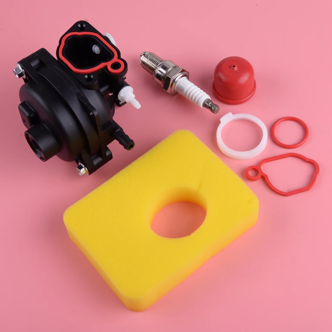 

LETAOSK Carburetor Air Filter Accessories Set 799583 593261 595656b Fit For Briggs Stratton Engine