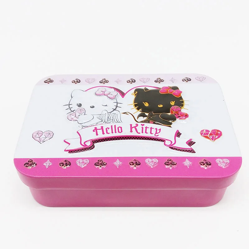 Hello kitty покер игральные карты жестяная коробка упаковка - Цвет: KT-ss