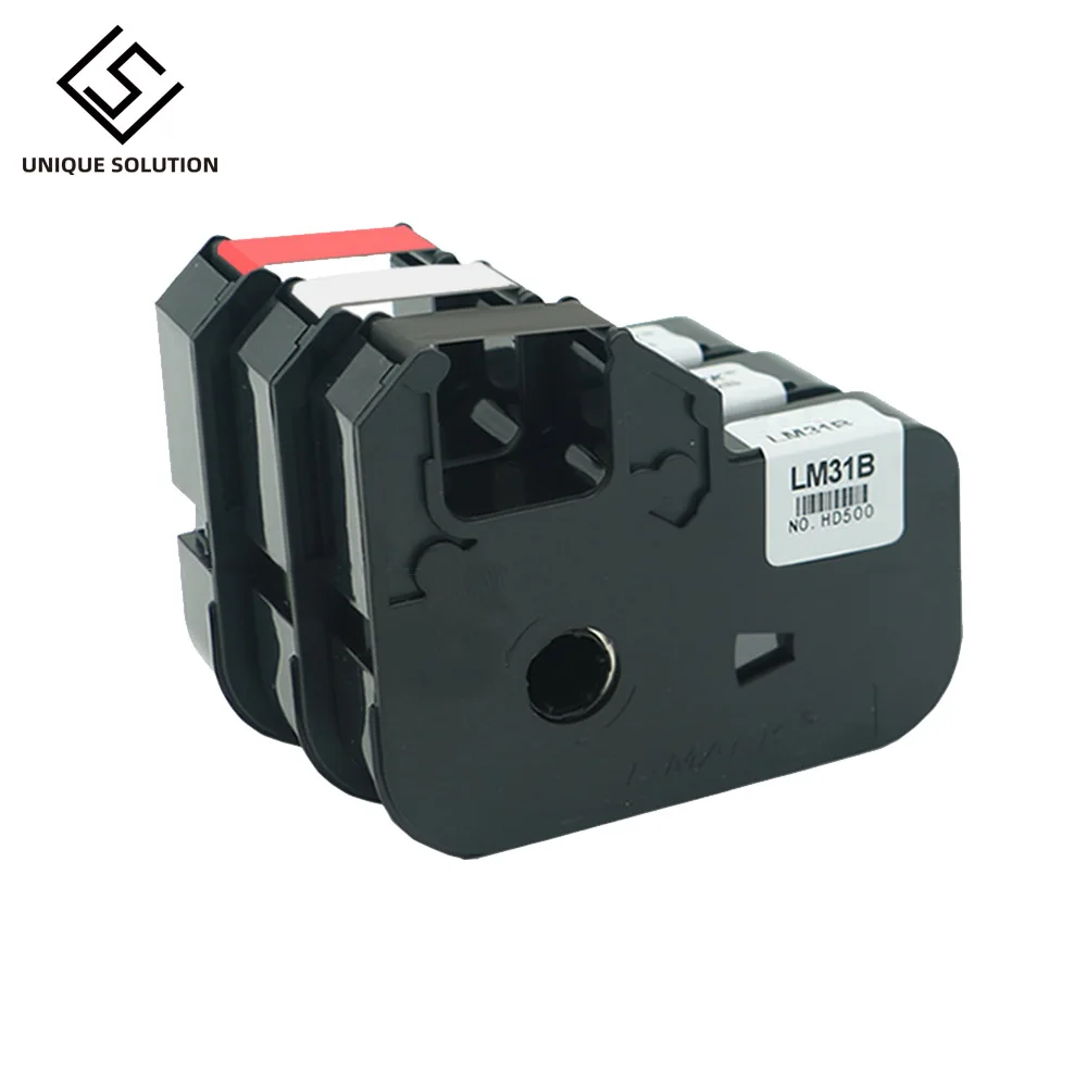 LM-33B For L-MARK LK-320 LK-320PLK-330 LK340 LK-340P LK-340U Electronic Lettering Machine Cable marker ID printer Ribbon 