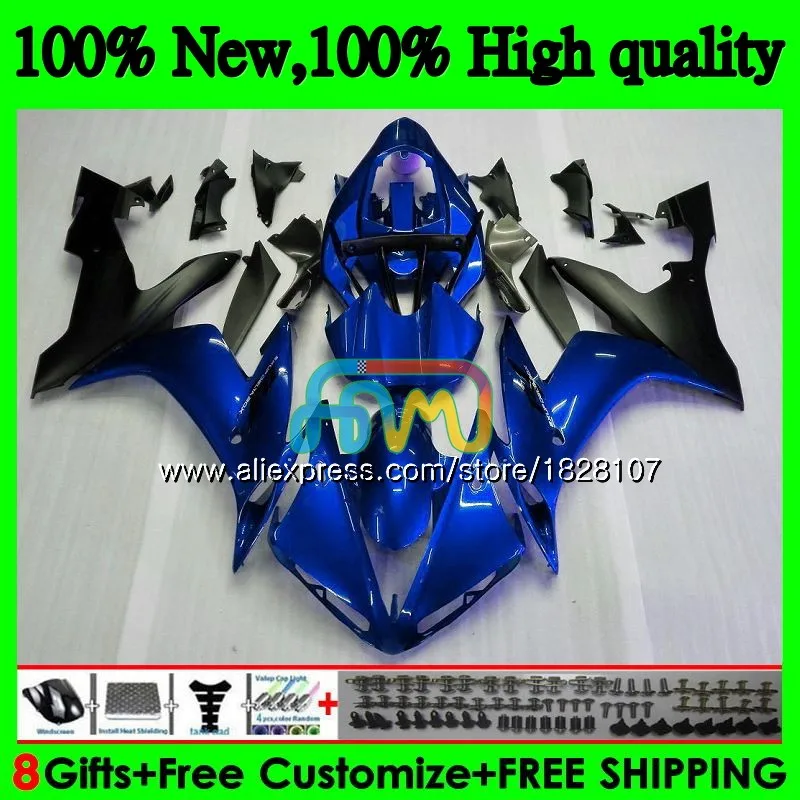 Средства ухода за кожей для YAMAHA YZF R 1 1000 CC YZF-1000 YZFR1 04 05 06 54BS. 14 YZF1000 1000CC YZF цвет синий, черный; большие размеры R1 YZF-R1 2004 2005 2006 обтекатель