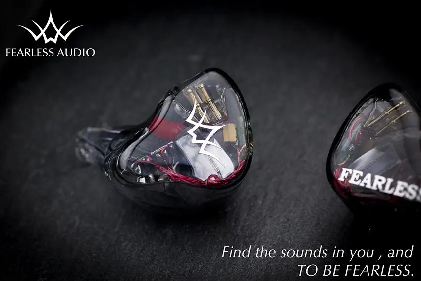 Fearless Audio Crystal Pearl 2BA Knowles Drivers In Ear Earphones HiFi Audiophile Monitor with 0 78mm 2Pin Detachable Cable IEMS