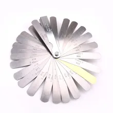 

Feeler Gauge Set 32 Blade Fret Guitar Neck Relief String Height Luthier Tool Pitch Chord Measuring Ruler Setup Nut Slot Making