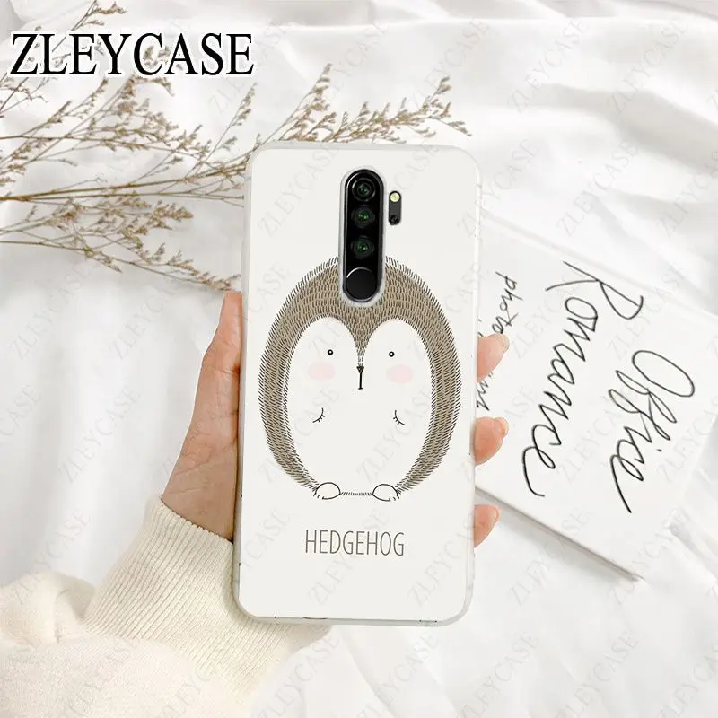 Cartoon Animals Fox Deer Hedgehog