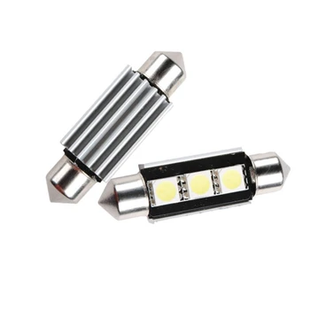 

Lights 36mm 3 5050 SMD LED Festoon Light CANBUS Error Free c5w Auto Light Lamp Bulb DC 12V White