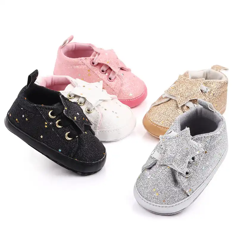 baby girl gold shoes