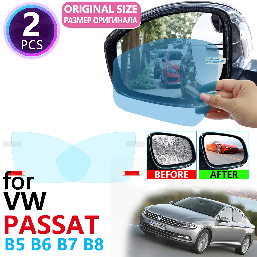 AutOcean Para Volkswagen Passat B5 B5.5 5 1996~2005 Cubierta Completa película antiniebla Espejo retrovisor a Prueba de Lluvia láminas antiniebla Accesorios Transparentes