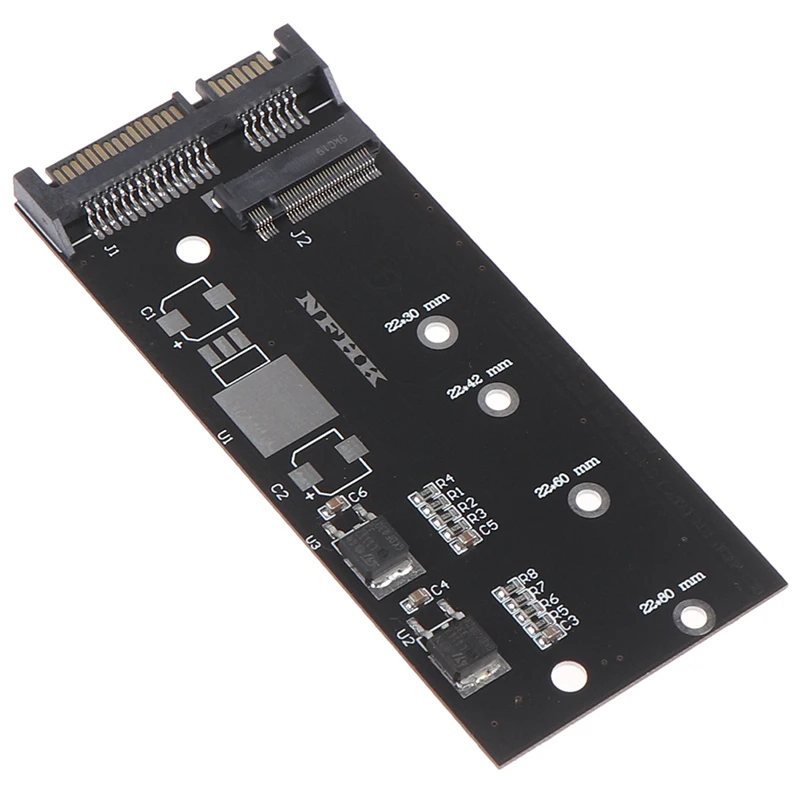 Адаптер M.2 SATA адаптер Raiser M2 на NGFF конвертер 2 5 дюйма карта SATA3 B Ключ для 2230-2280 SSD |