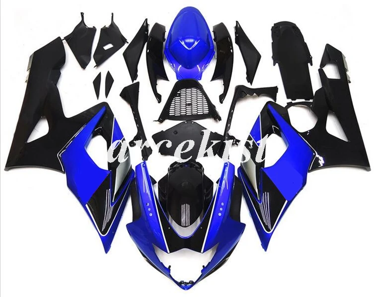 

4 Gifts Injection Mold New ABS Full Motorcycle Fairings Kit For GSXR1000 GSXR-1000 K5 05 06 2005 2006 body set blue black