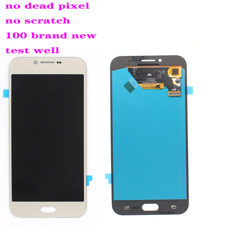 AAA+ Super AMOLED LCD Display For Samsung Galaxy A8 2016 A8100 A810 LCD Touch Screen Digitizer Assembly A810F A810U A81 LCD