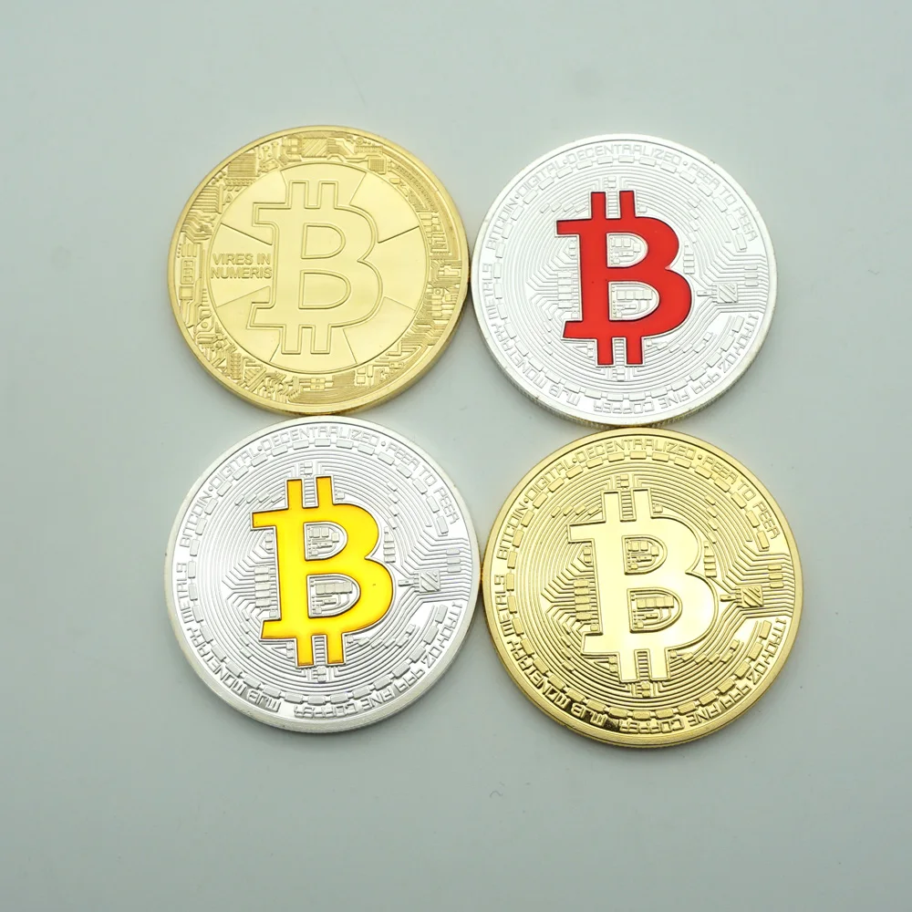 Ripple Bitcoin silver litecoin Coin Collectible Gift Casascius Bit Coin BTC Coin Art Collection Physical Commemorative Coin-1