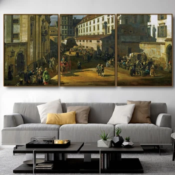 

Vienna, Dominican Church Wall Picture Poster Print Canvas Painting Calligraphy Decor for Living Room Home Decor Frameless