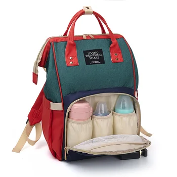 

Ladies Backpack Fashion Large-capacity Portable Mommy Bag Multi-functional Mother-baby Bag