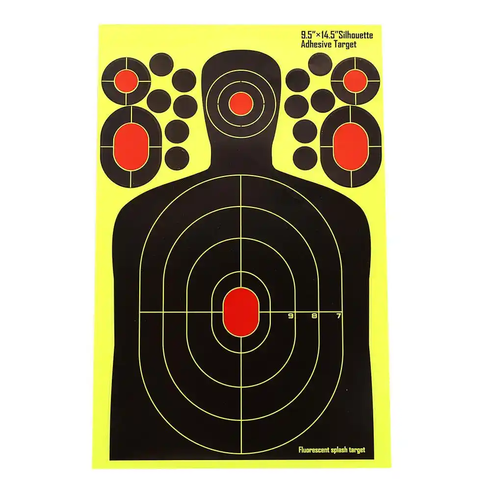 Wirtschafts Gelb Papier Gewehr Jagd Bogen Papier Ziel Schiessen Ziel Bogenschiessen Training Ziel Aufkleber Praxis Freien Jager Paintball Zubehor Aliexpress