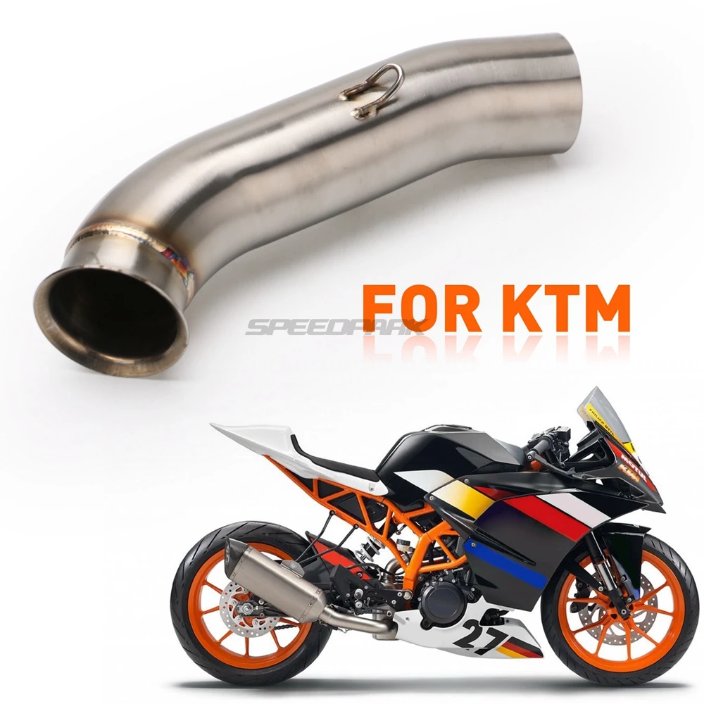 Для KTM Duck 390 250 Duck RC 390 RC RC390 17 slip мотоциклетный глушитель средняя труба