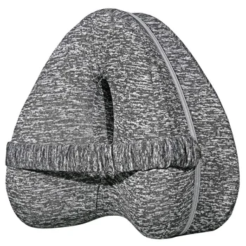 

Knee Pillow for Side Sleepers with Elastic Strap Memory Foam Leg Pillow Heart Shaped Memory Foam Leg Pillow