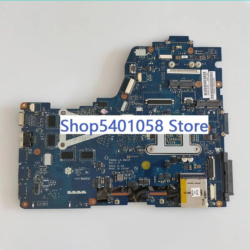 

K000125700 PHQAA LA-6831P for Toshiba Satellite P750 P755 A660 A665 Laptop Notebook PC Motherboard Mainboard Tested