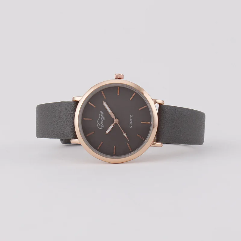 

Korean-style Fashion Douyin Hot Selling Ladies' Watch Women's Middle School Students Quartz Watch Leather Belt Simple