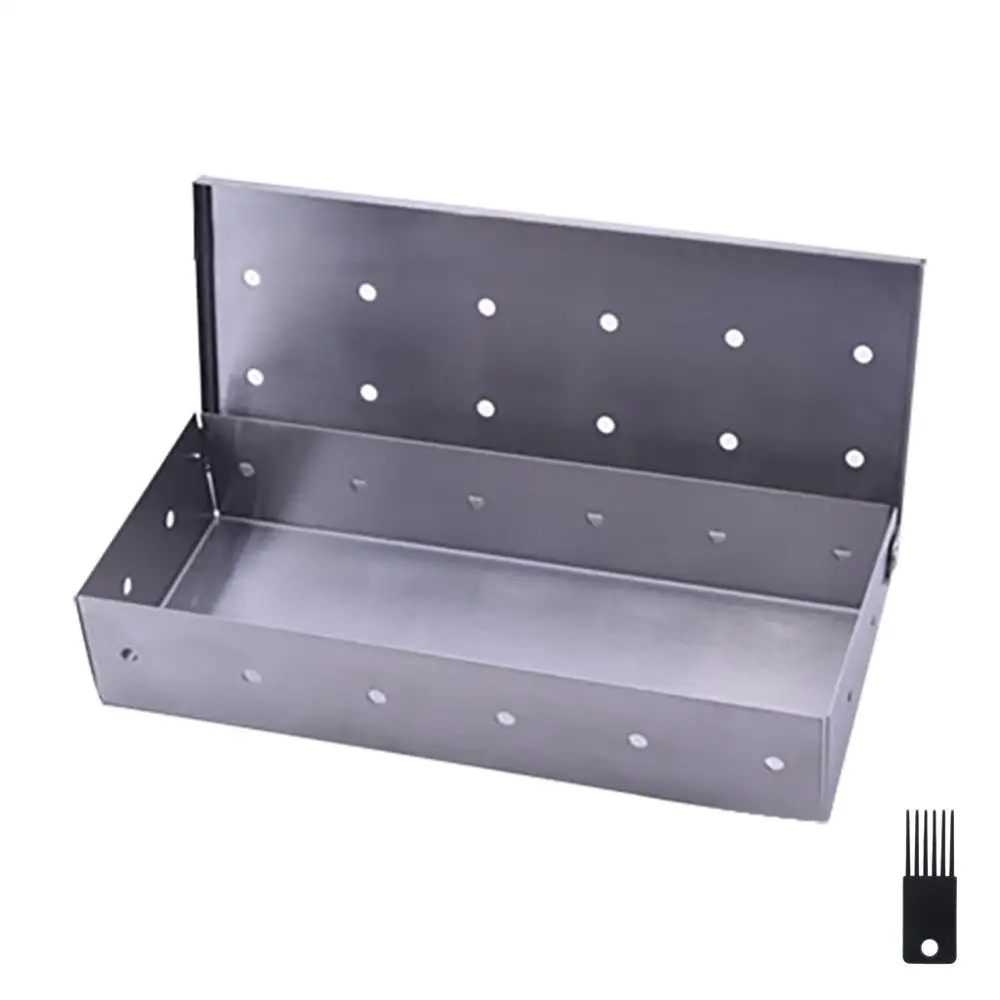 

Cold Smoke Generator BBQ Accessories Stainless Steel Barbecue Grill Cooking Tools Bacon Fish Mini Wood Chips Smoking Box @25