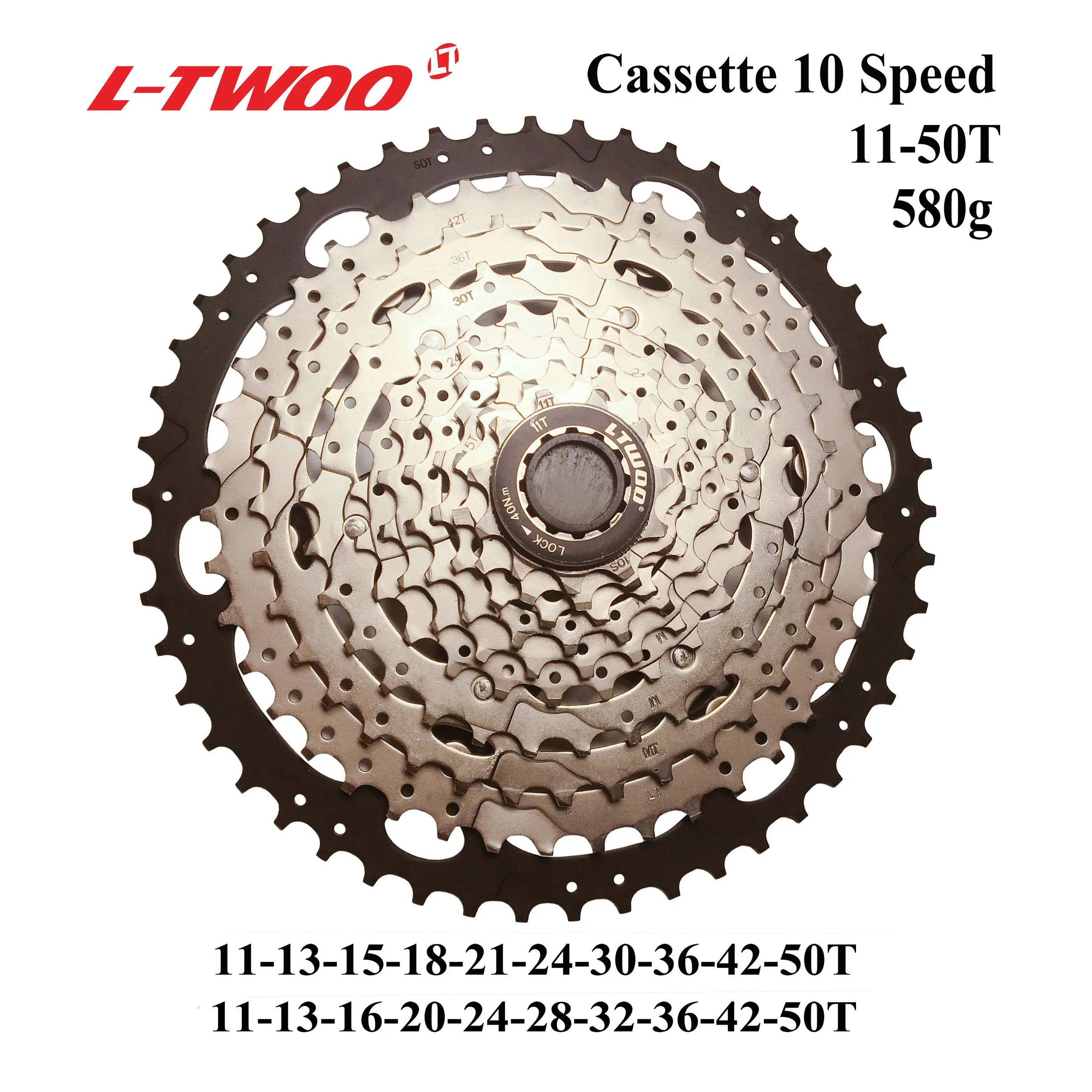 LTWOO zracing велосипедная кассета 9 10 11 12 скоростной MTB велосипед freewheel 36T/11 42T/46T/11 50T/11 52T