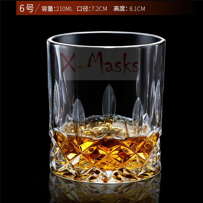 Whisky Glass Crystal cup tazas garrafa wine vasos vidrio bardak verre copas vino copas cristal szklanki vodka bicchieri glasses - Цвет: 6