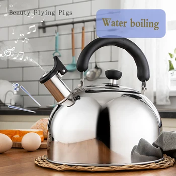 

Direct new product kettle stainless steel whistling kettle large capacity kettle kettle induction cooker gas stove universal