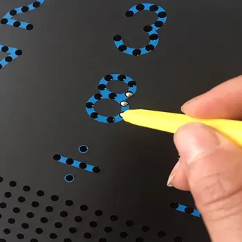 

Magnetic Writing Board Lowercase Alphabet Letter board Magnetic Steel Ball Letter Board Kindergarten Education Toy for kids