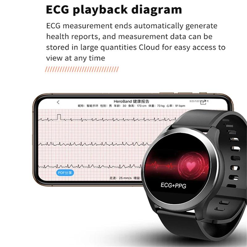 ESEED Z03 Смарт-часы мужские ECG PPG монитор сердечного ритма IP68 водонепроницаемый смарт-часы регулировка яркости смарт-браслет для android