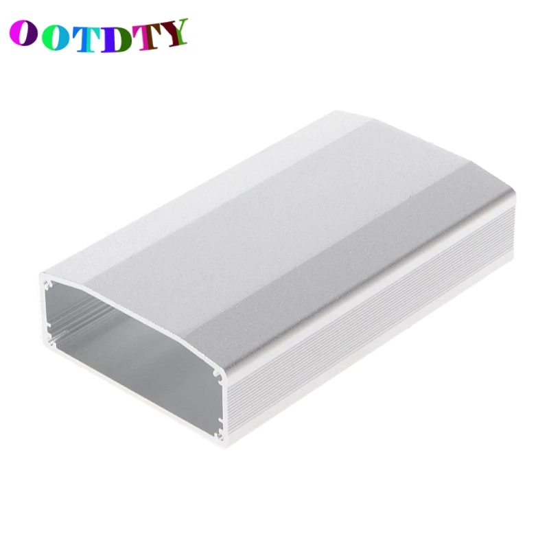 Silver 110x64x25,5 мм DIY Алюминий добавляет кейс для электронного проекта pcb ящик с инструментами D5BD - Цвет: Silver